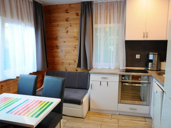 Pokój dzienny z aneksem domek