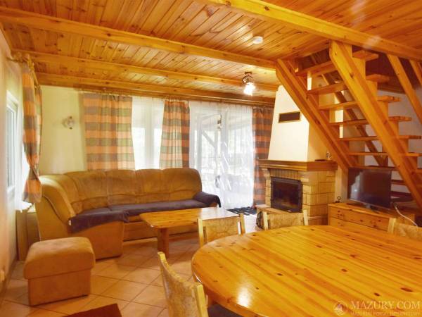 Dom przy lesie -salon