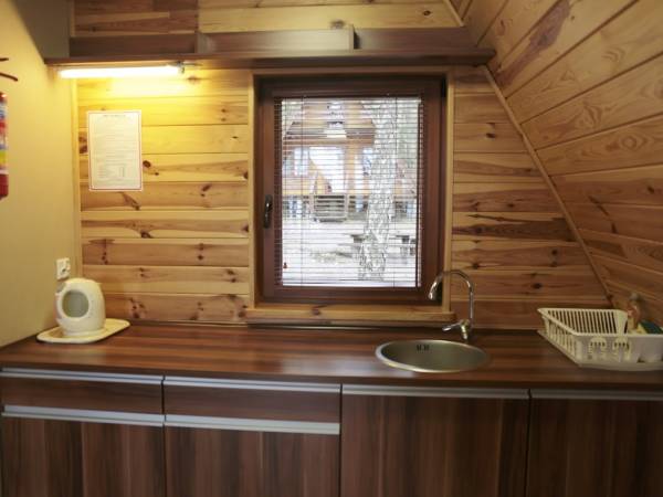 Aneks kuchenny w domku Leśna Chata