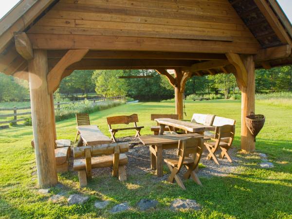 Wiata nad rzeką Brdą