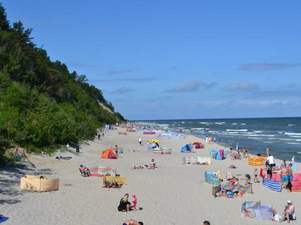 Plaża Jastrzębia Góra wejście 21