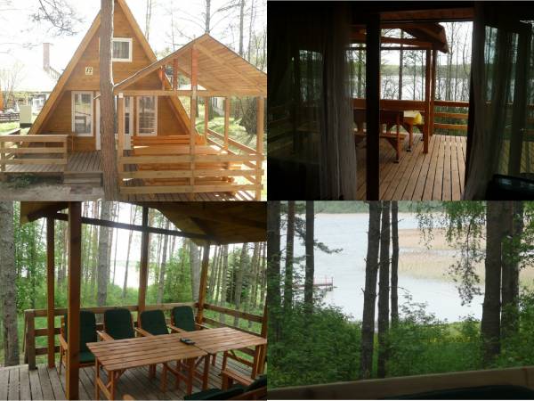 Domki letniskowe POMOST + ŁÓDKA + SILNIK GRATIS