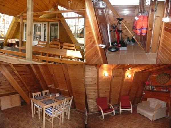 Domki letniskowe POMOST + ŁÓDKA + SILNIK GRATIS