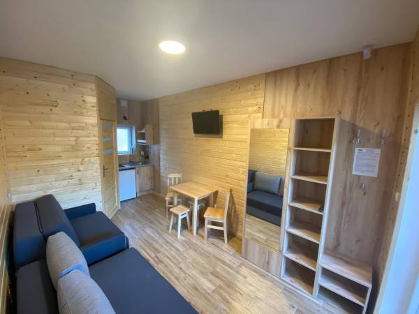 Domki szeregowe murowane 3-4 osobowe 1 pokojowe