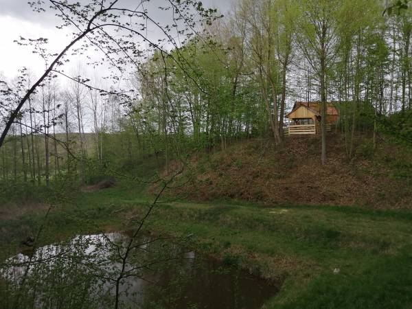 Drewniany domek z piernika