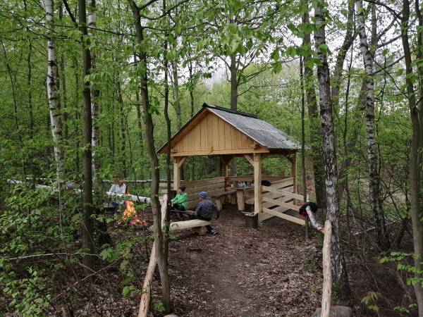 Drewniany domek z piernika