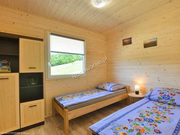 Domki na górze widokowej Plisz