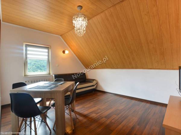 Domki na górze widokowej Plisz