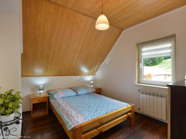 Domki na górze widokowej Plisz