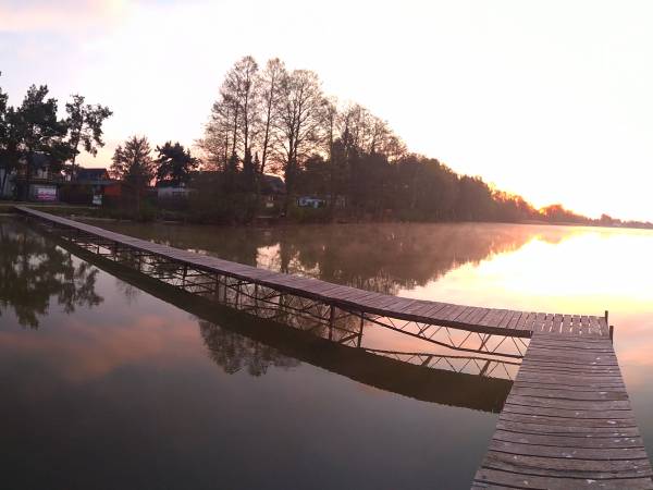 Domek przy plaży Jezioro Białe