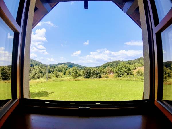 widok z Akacjowego Zacisza