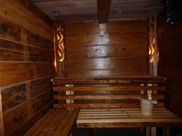 Sauna opalana drewnem