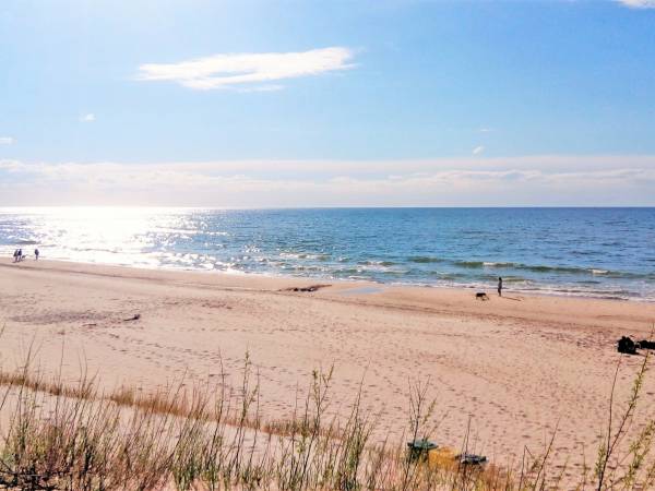 Szeroka piękna plaża