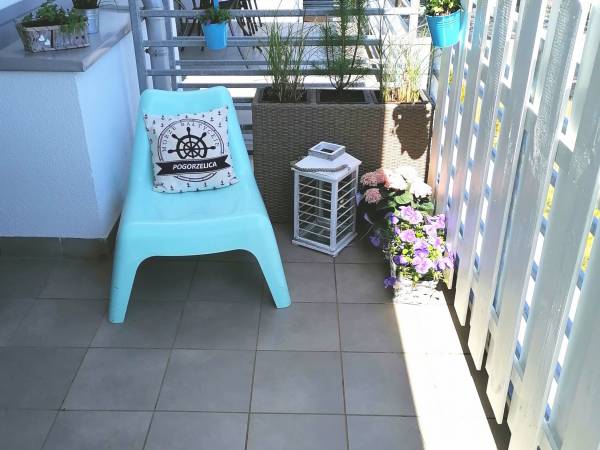 Apartament Blue 2 z tarasem