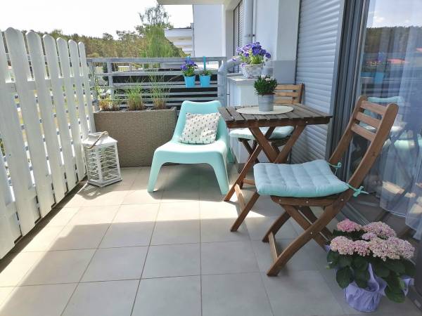 Apartament Blue 2 z tarasem
