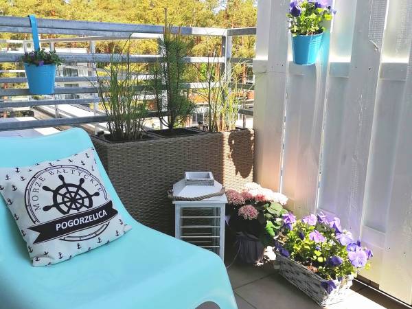 Apartament Blue 2 z tarasem