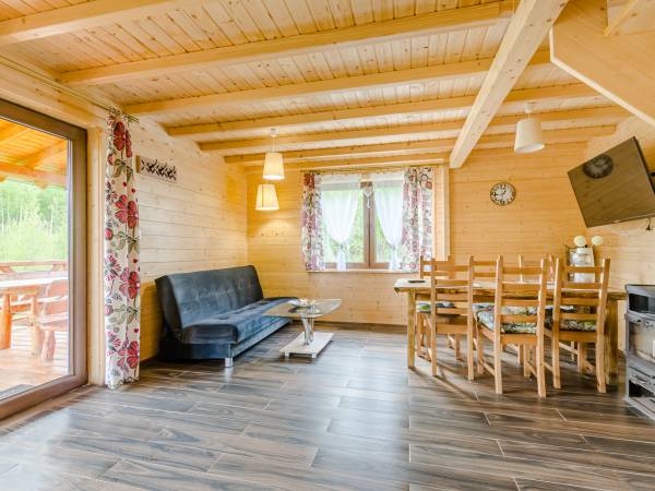 Domki nad jeziorem Ołów z własnym stawem 