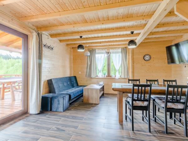 Domki nad jeziorem Ołów z własnym stawem 