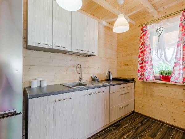 Domki nad jeziorem Ołów z własnym stawem 