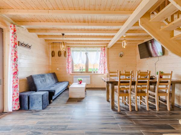 Domki nad jeziorem Ołów z własnym stawem 