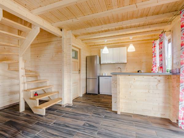 Domki nad jeziorem Ołów z własnym stawem 