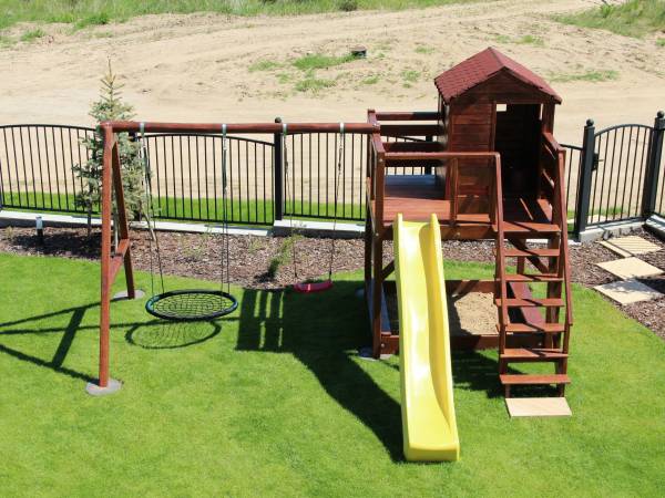 Widok z tarasu - sypialnia apartament nr. 6