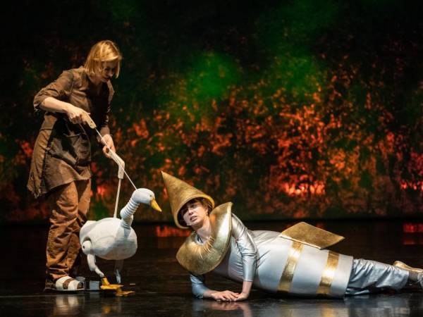 Spektakl „Bajki Wilde - O Jaskółce, Księciu, Olbrzymie i Niesamowitych Rakietach” w Teatrze Andersena w Lublinie