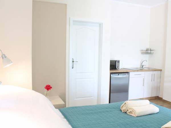 Apartament z aneksem i z tarsem z widokiem na jezioro