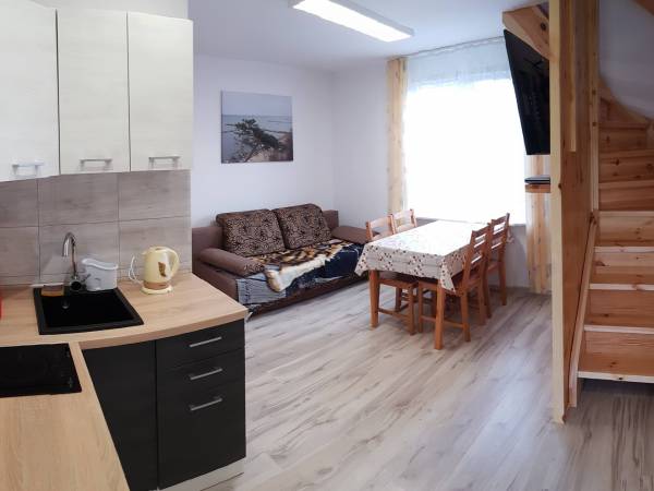 Pokój dzienny w domku nr 4