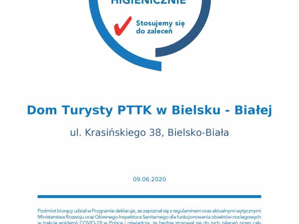 Dom Turysty PTTK - pokoje ozonowane 