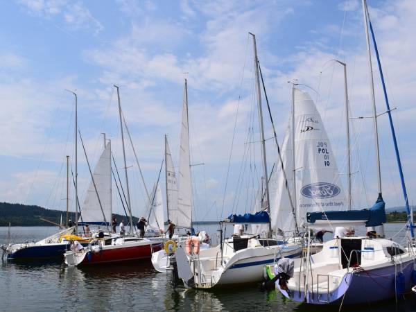 jachty przy naszym nowym pomoście