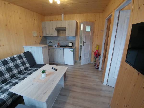 salon w małym domku