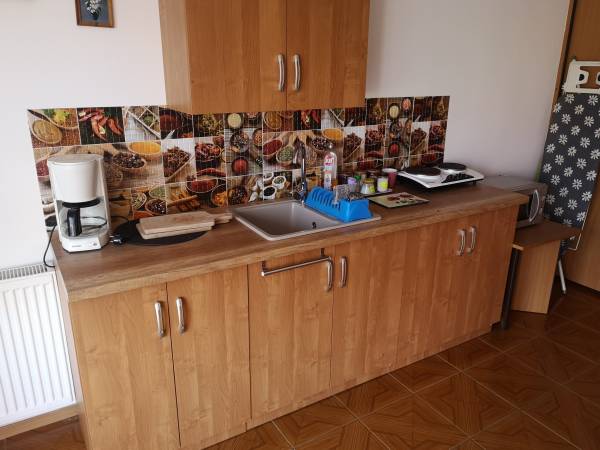 Wspólna kuchnia dla gości pokoi