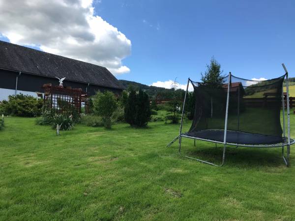 ogród dla gości z domku 6 osobowego