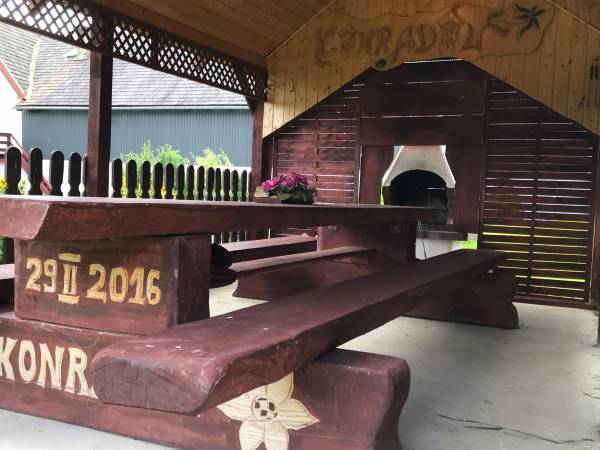 ogród dla gości z domku 6 osobowego