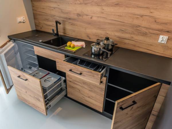 KUCHNIE w Apartamentach na parterze