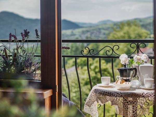 Balkon apartamentu Trzy Korony