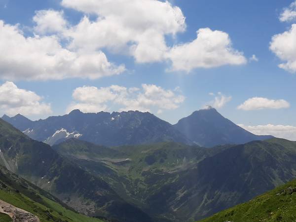 Widok z Kasprowego Wierchu