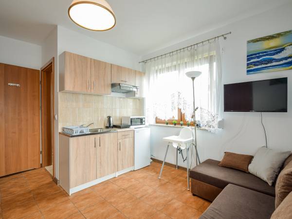 Salon apartament na parterze