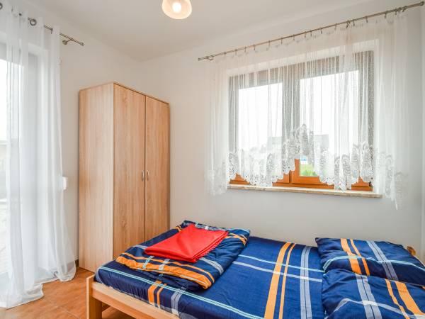 Sypialnia apartament na parterze