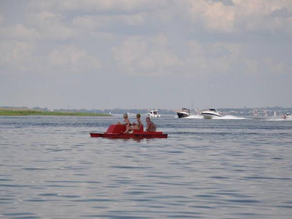 rowerek wodny do dyspozycji gości