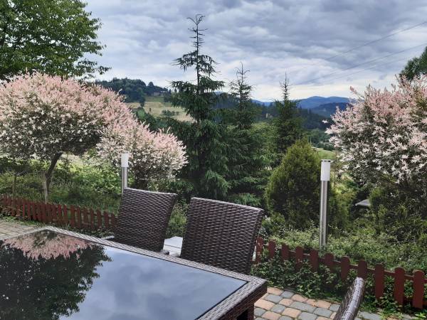 Willa Górska Sól widok z tarasu