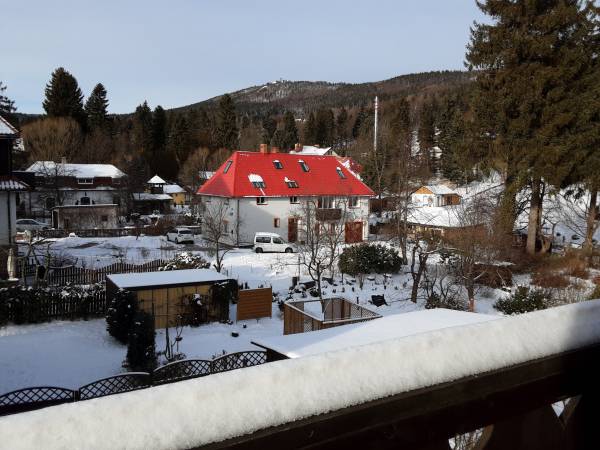 Widok z pokoju 2 osobowego dwupoziomowego