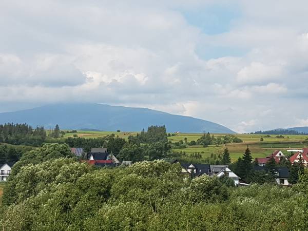 Widok na Babią Górę
