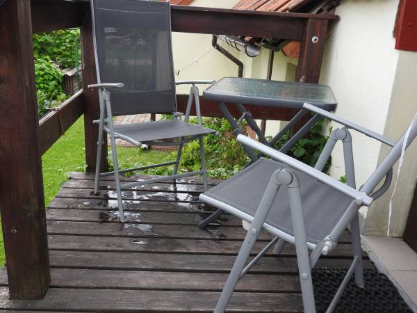 mały taras przy pokoju nr 1