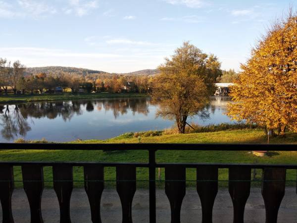 Widok na San jesienią