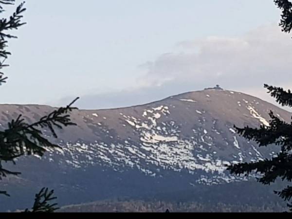 Widok na góry z balkonu