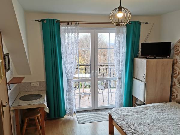 Pokój 2 osobowy z widokiem na Jezioro Solińskie