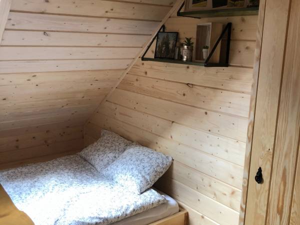 Sypialnia w Polanie apartament górny