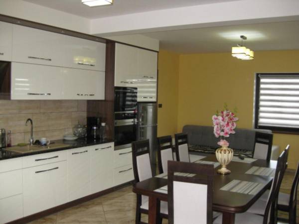 salon kuchnia w domu po prawej stronie